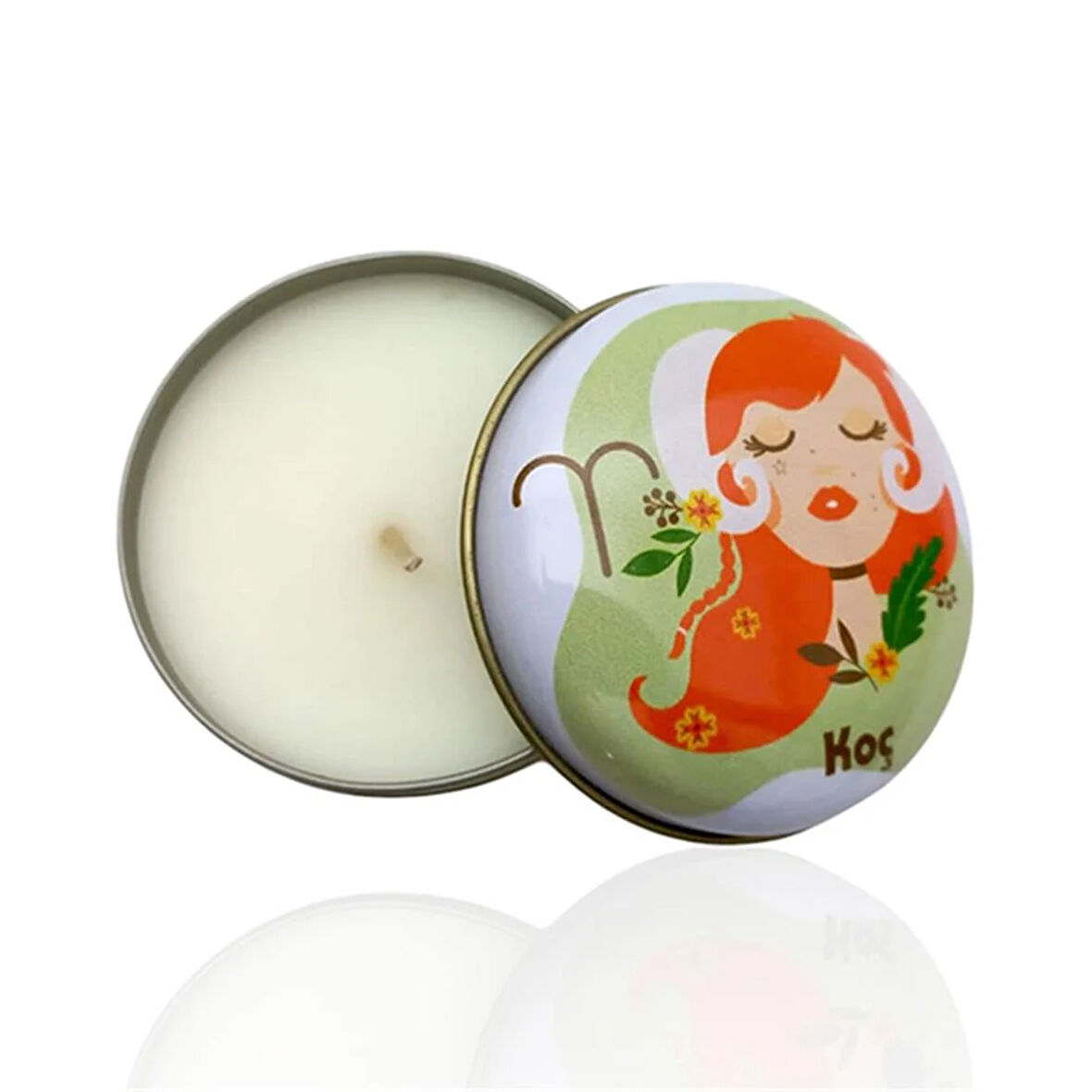 Koç Burcu Pudra Kokulu Mum