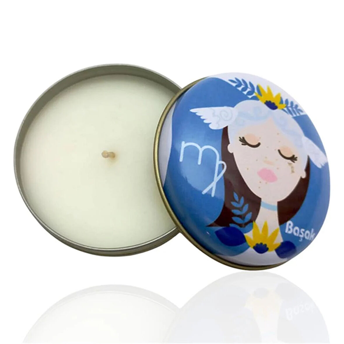 Başak Burcu Pudra Kokulu Mum