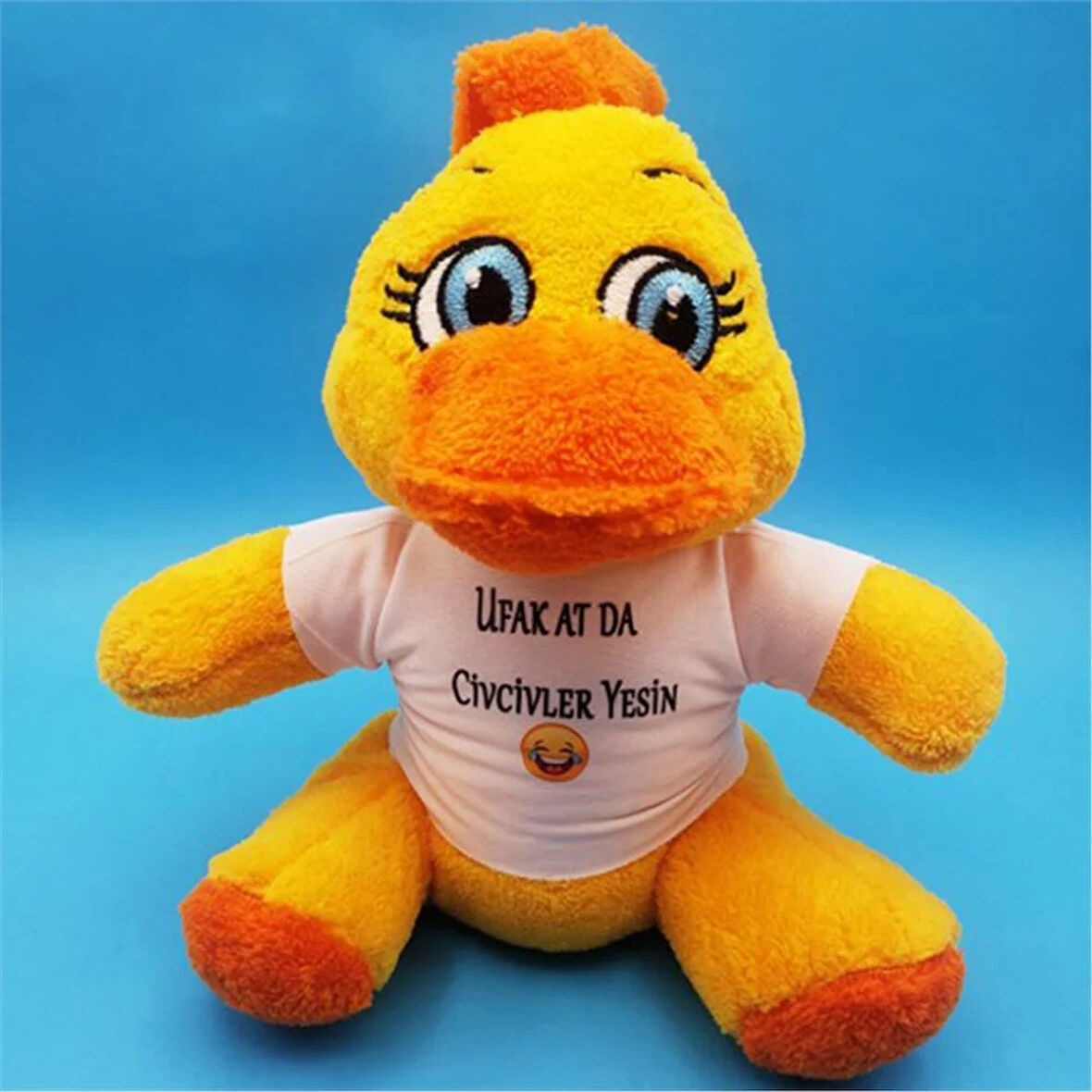 Peluş Civciv Oyuncak Ufak At Ta Civcivler Yesin