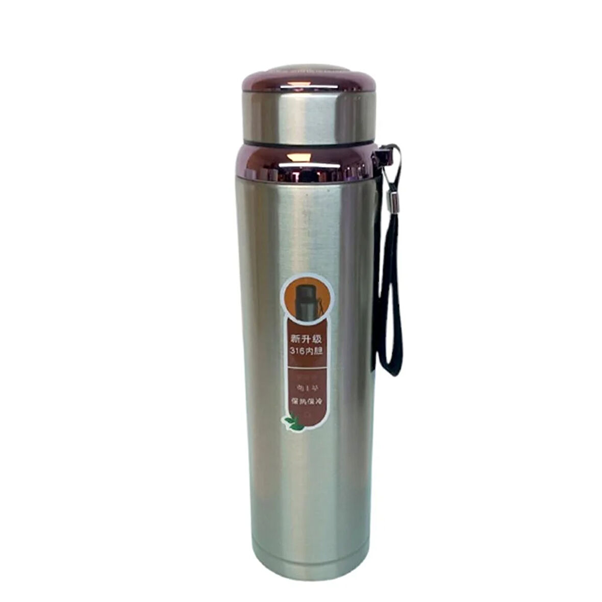 1Lt Çelik Termos Crom