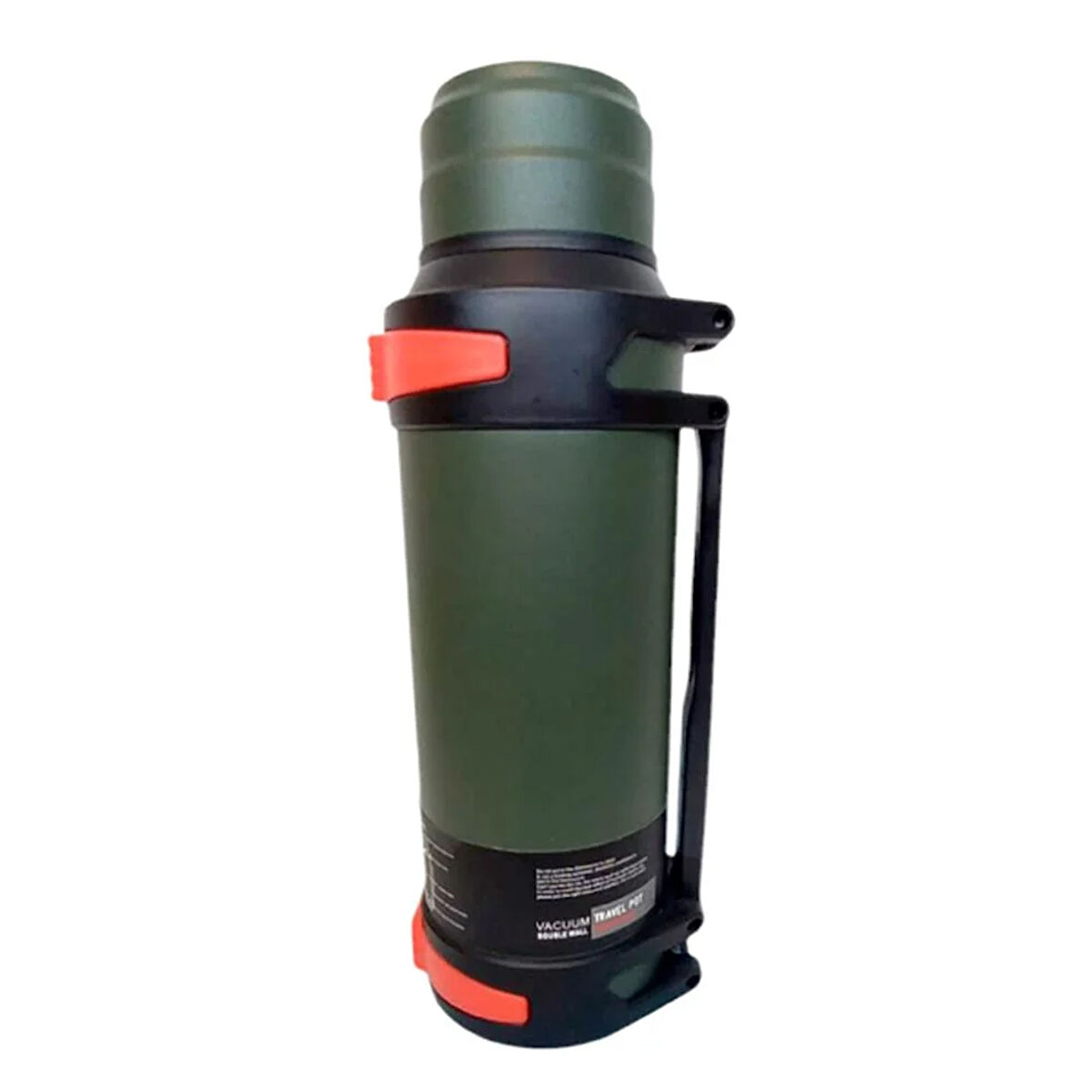 4Lt Çelik Termos Kampçı Termosu Yeşil