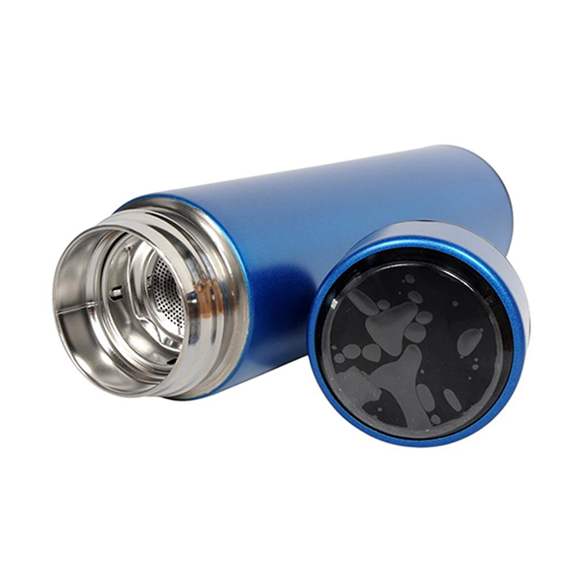 Kişiselleştirilebilir Dereceli Termos 05 Lt Mavi Renk