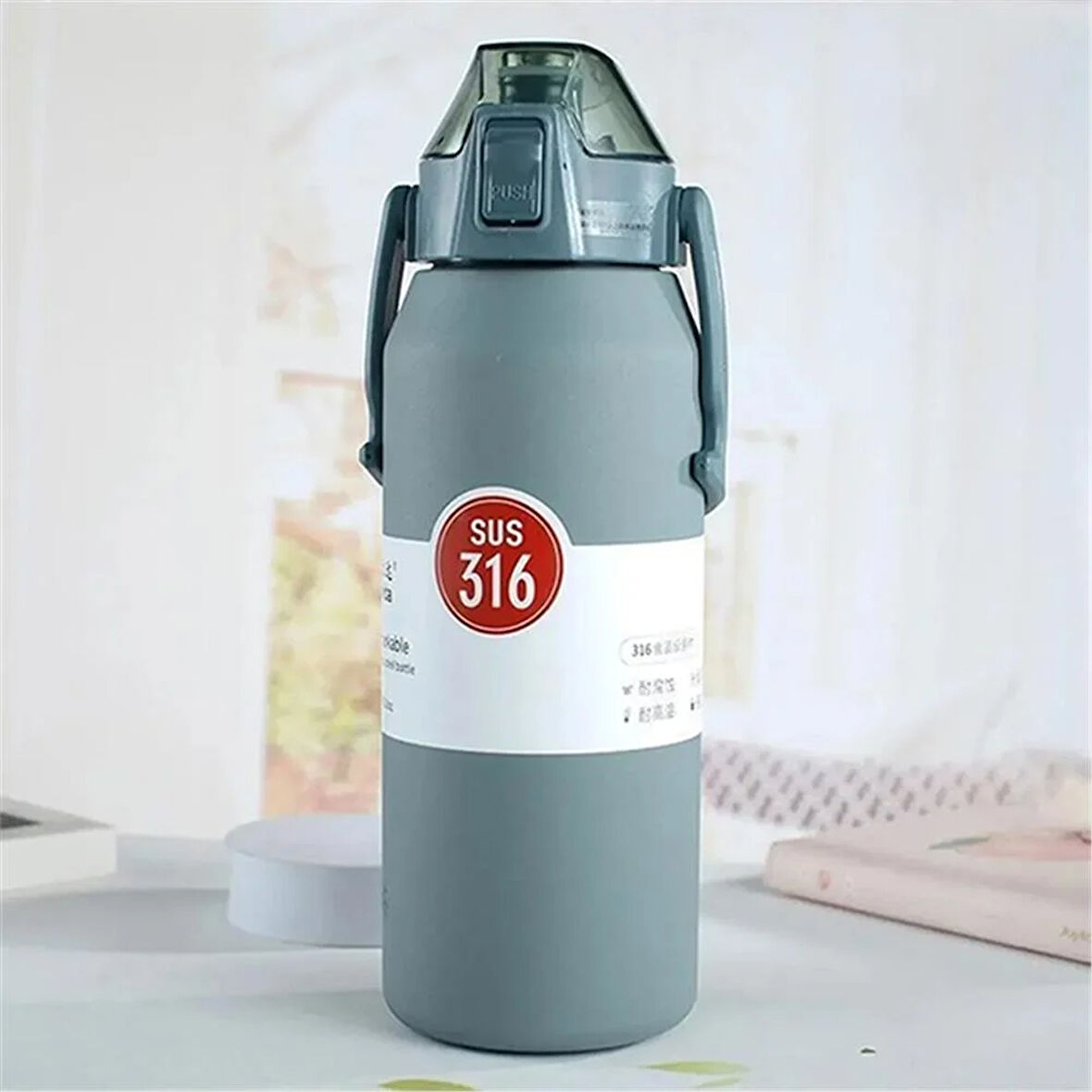 Kişiselleştirilebilir Soğuk Tutması İçin Özel 316L Termos Mavi