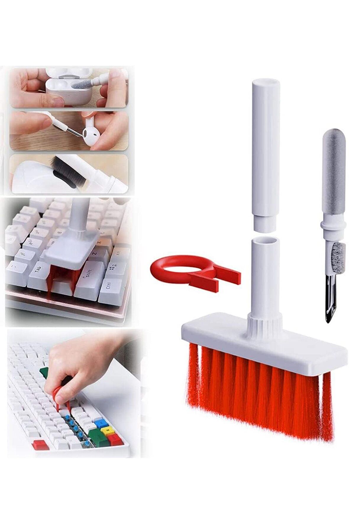 Keyboard Cleaner Set,bloook 5 In 1 Klavye Temizleme Fırçası