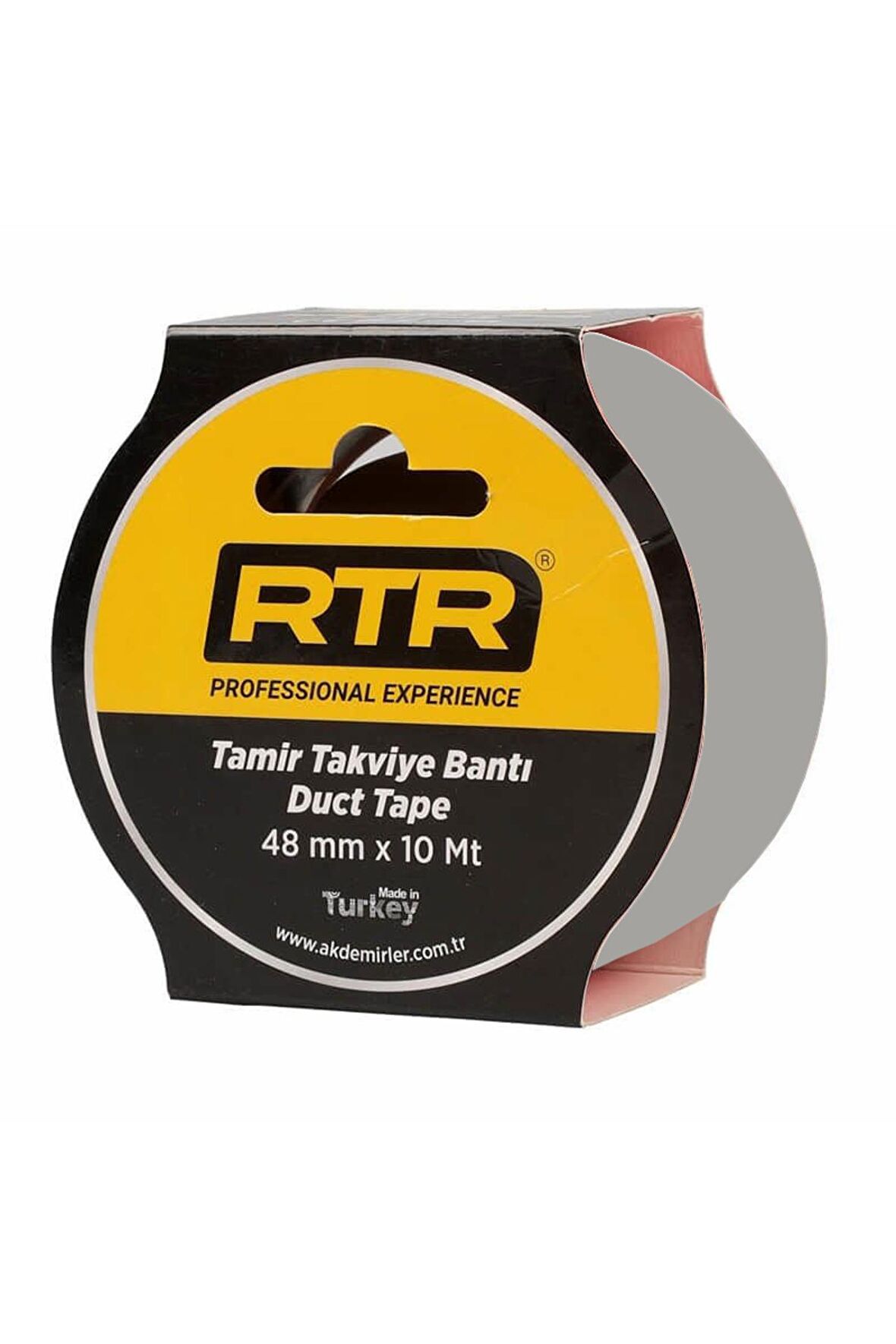 Tamir Takviye Bandı ( Duck Tape ) Gri 48 Mm X 10 Mt.