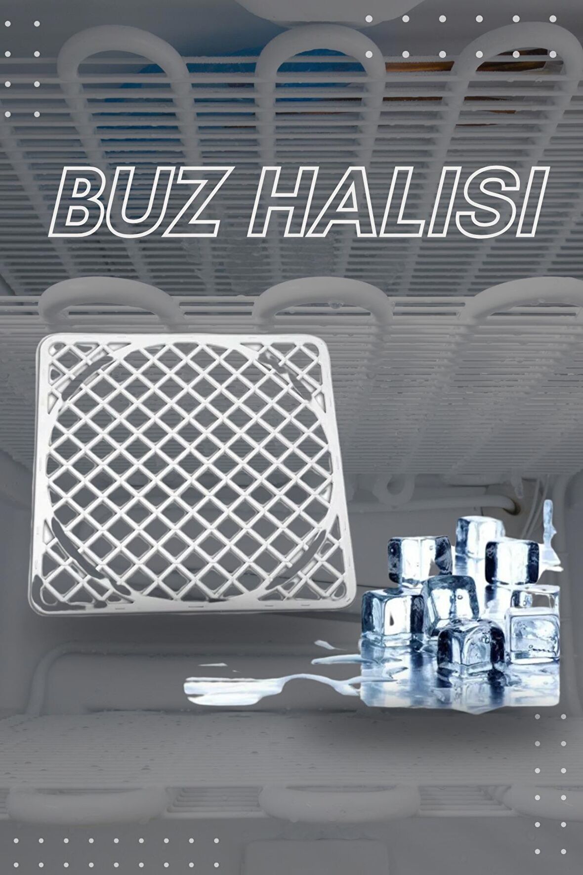 Lavabo Ve Buzluk Halısı, Lavabo Matı - Açık Gri