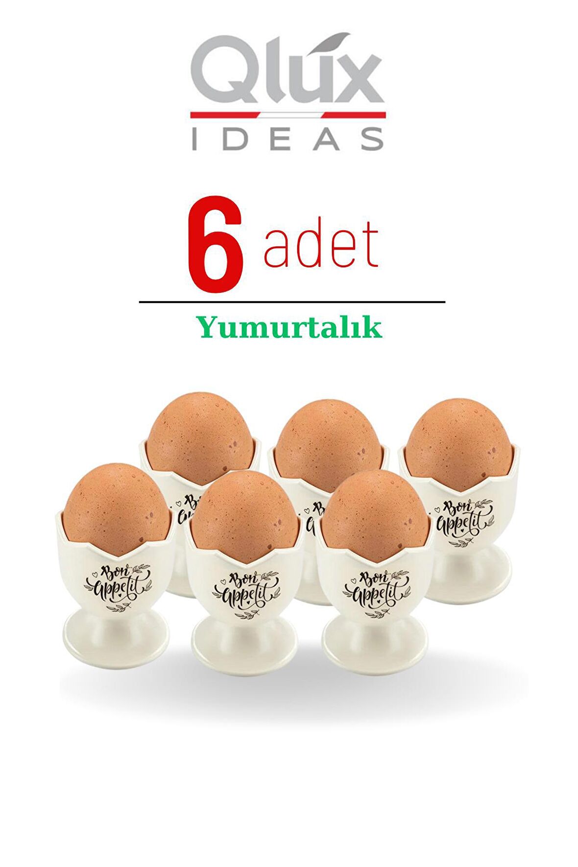 Yummy Kahvaltı Sofraları Için Yumurtalık (6 ADET)