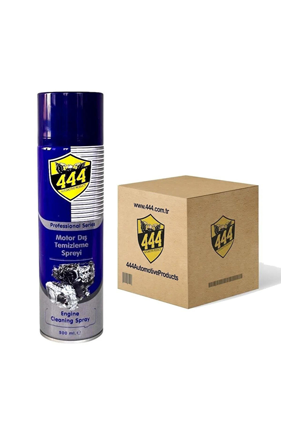 444 Motor Dış Temizleme 500 ml Sprey X24'lü Avantajlı Paket