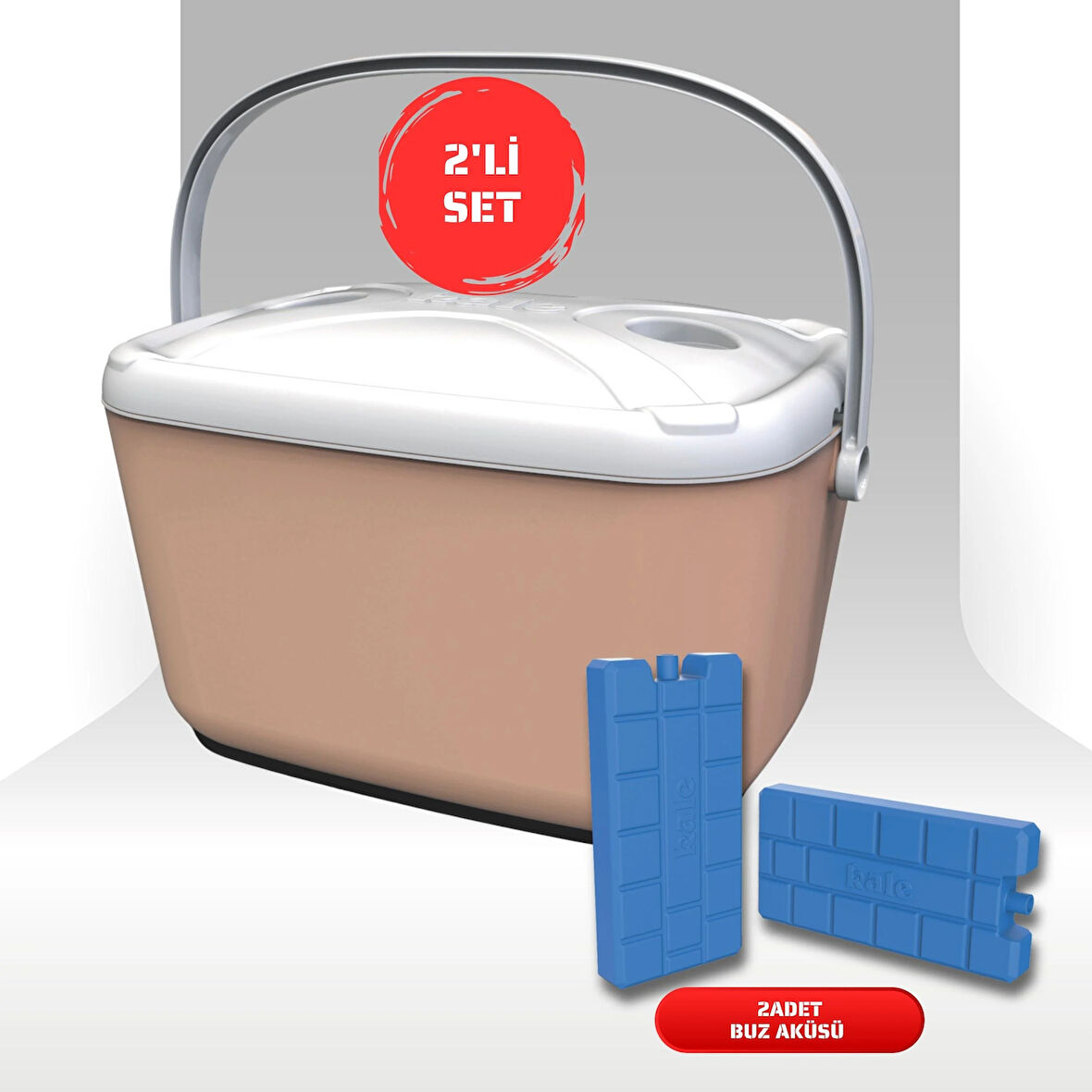 Buzluk Termos  Set-30 Lt Buzzy Buzluk Termos (1178 Cooler Box)+ 2 Adet K-250 Buz Aküsü 