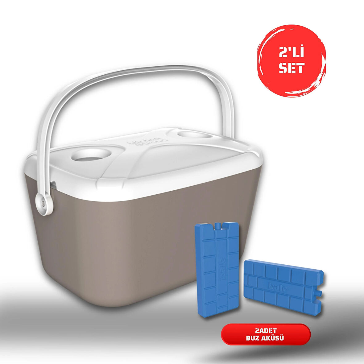 Buzluk Termos  Set-30 Lt Buzzy Buzluk Termos (1178 Cooler Box)+ 2 Adet K-250 Buz Aküsü 
