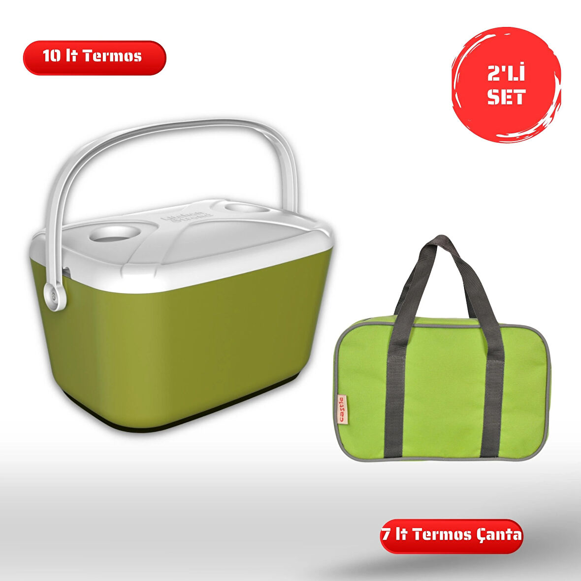 Buzluk Termos  Set-10 Lt Buzzy Buzluk Termos (1180 Cooler Box)+ 7 Lt İzolasyonlu Çanta