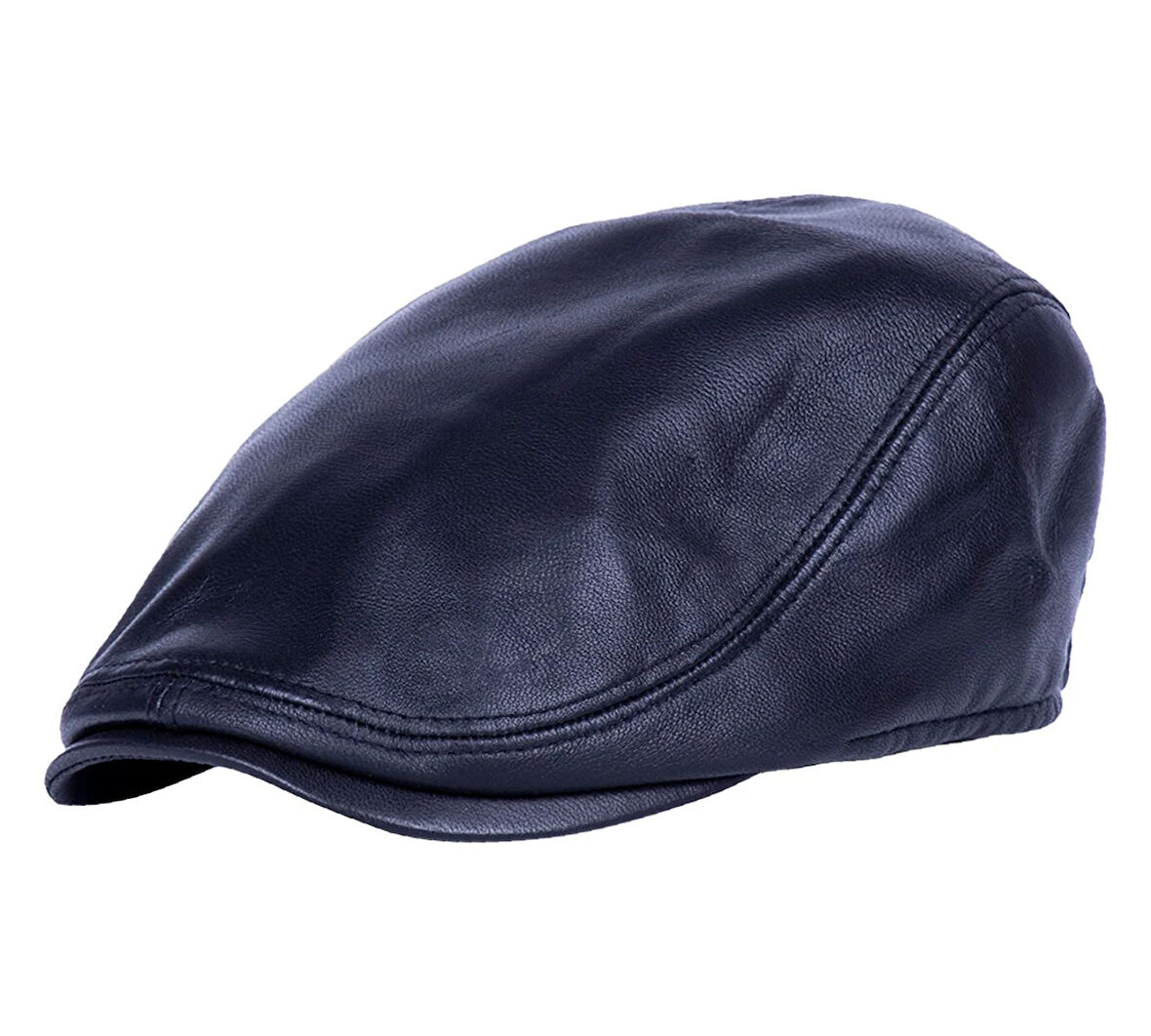 ERKEK DERİ KASKET E-117