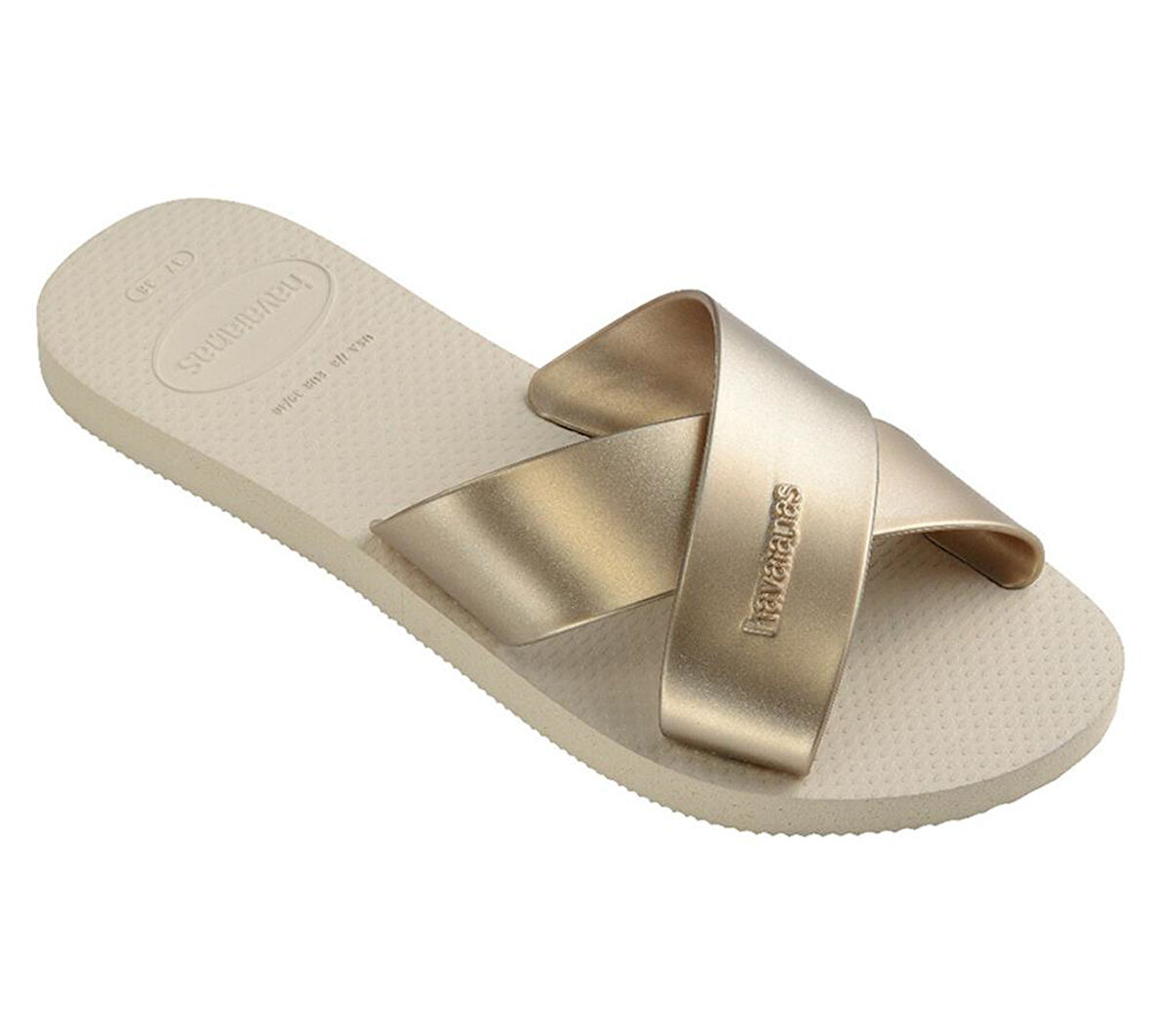 HAVAİANAS AQUA METALLIC  KADIN BEJ TERLİK 4148866