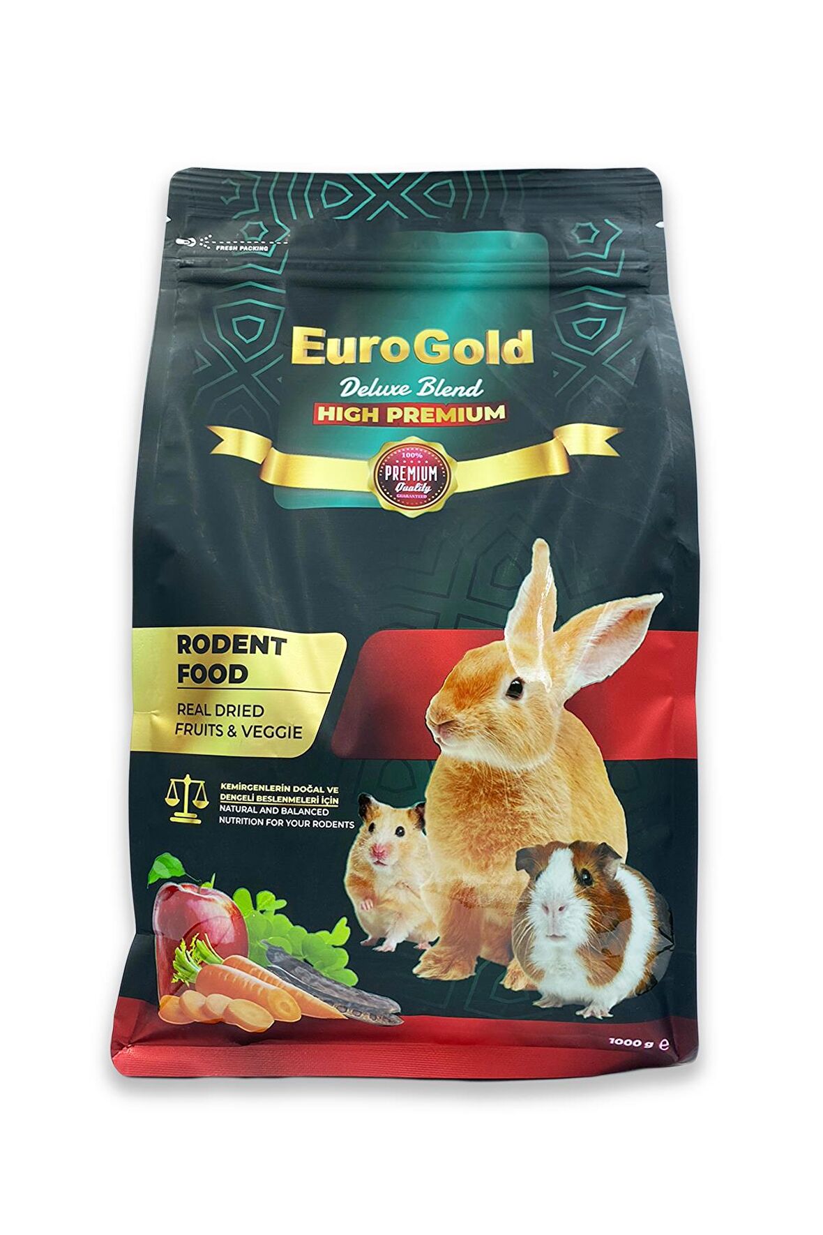 Eurogold Deluxe Tavşan, Hamster, Ginepig Kemirgen Yemi 1000gr