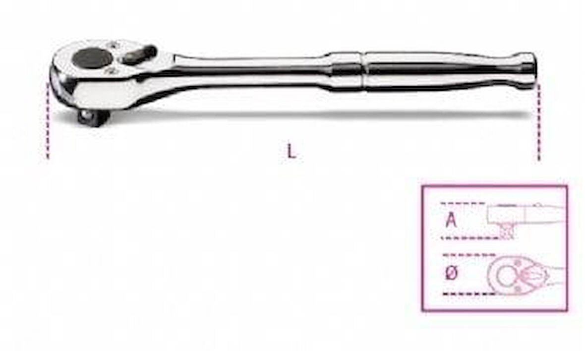 Beta 910m/55 Lokma Cırcır Kolu 3/8