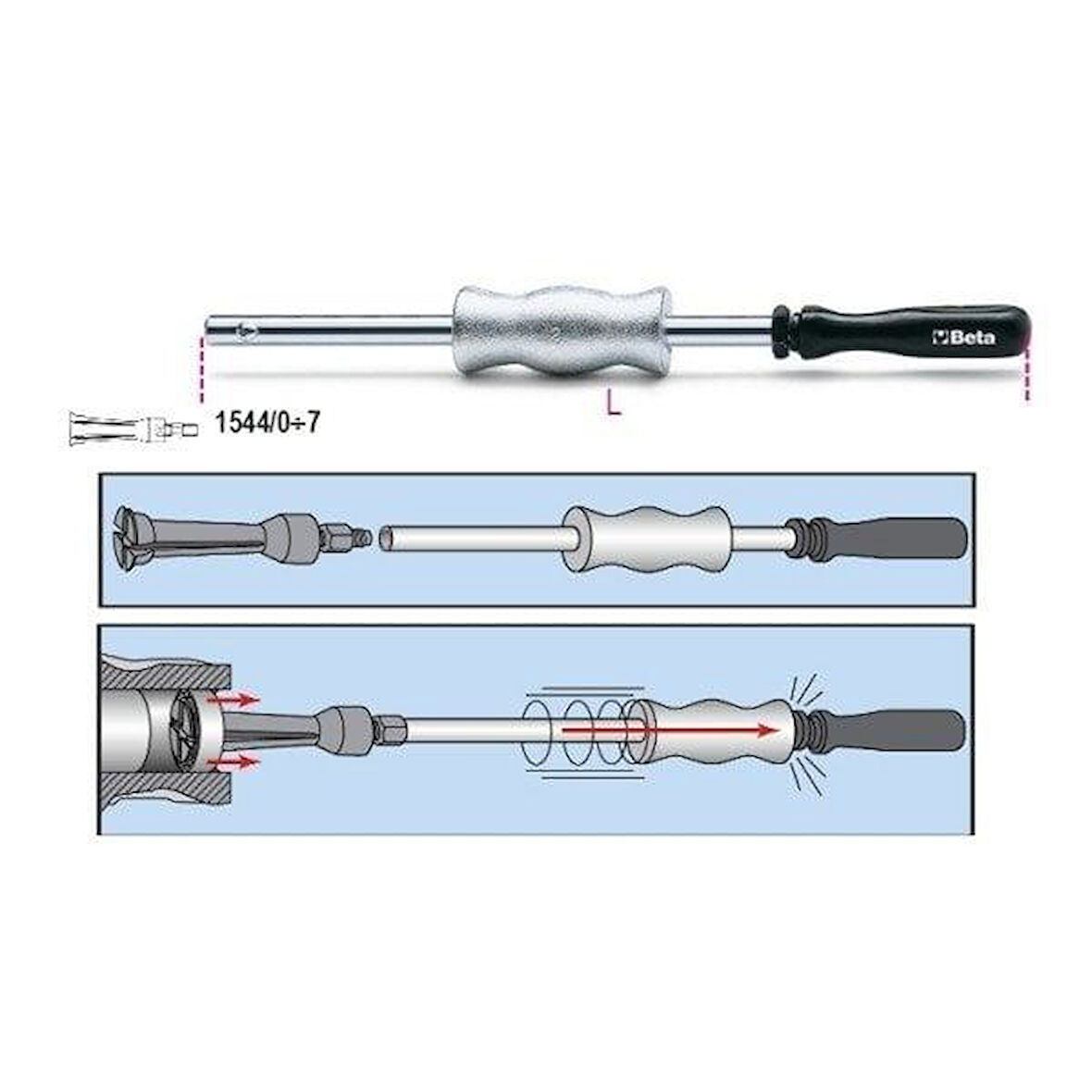 Beta 1540 Rulman Çektirme M10