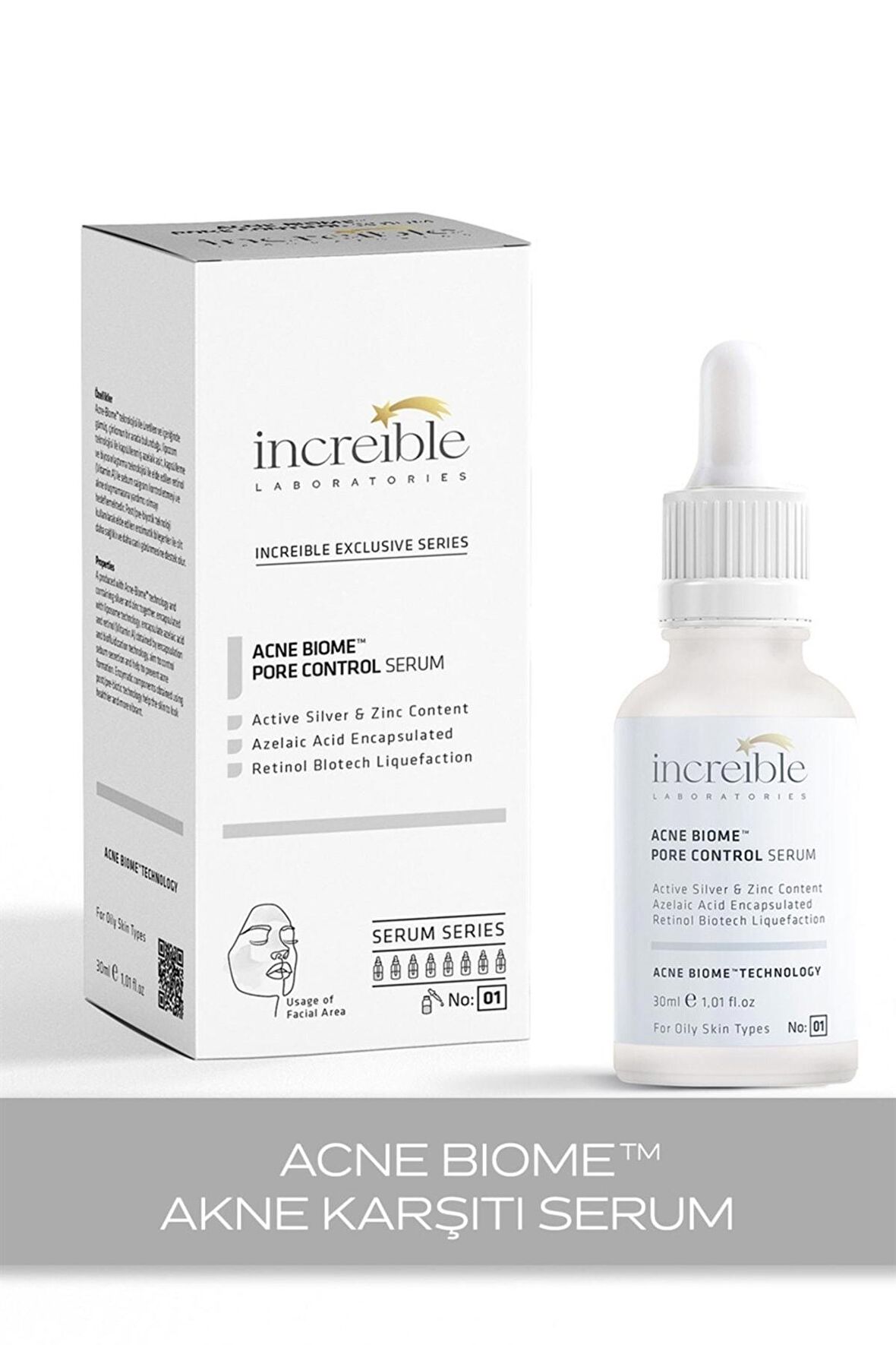 Akne Karşıtı Cilt Yenileyici Dengeleyici Serum Acne Bıome Oıl & Pore Control Serumu