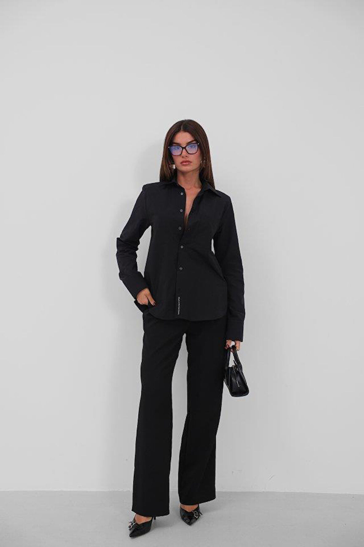 Vatkalı Oversize Gömlek