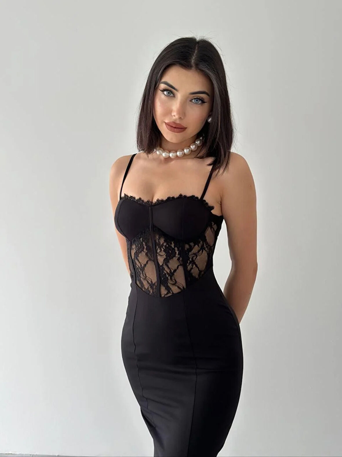 Begonia İp Askılı Elbise