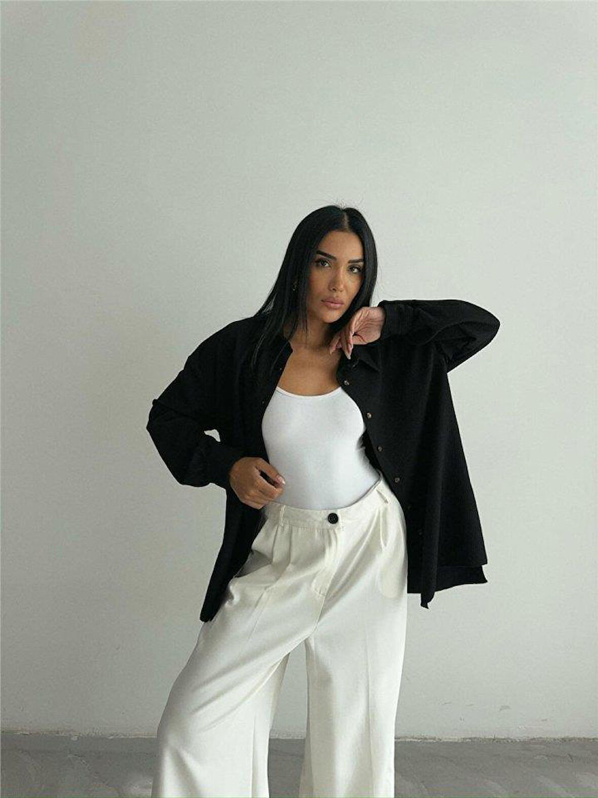 OTTOMAN GÖMLEK - Siyah