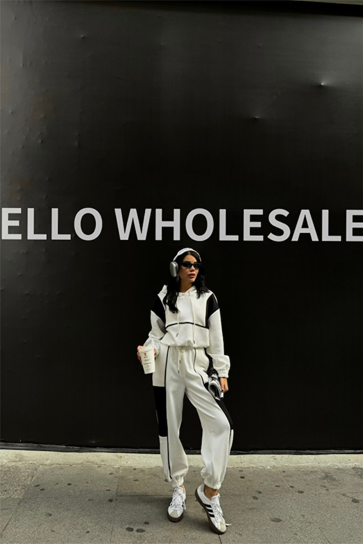 EŞOFMAN TAKIM PARÇALI - Beyaz