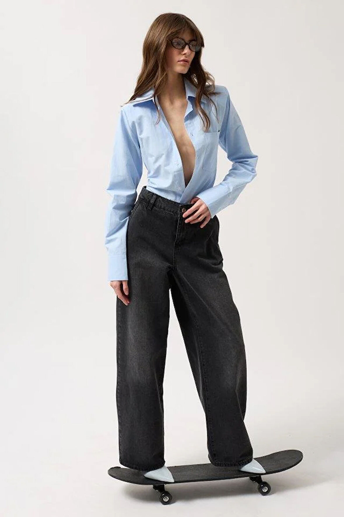 Düşük Bel Straight Jean