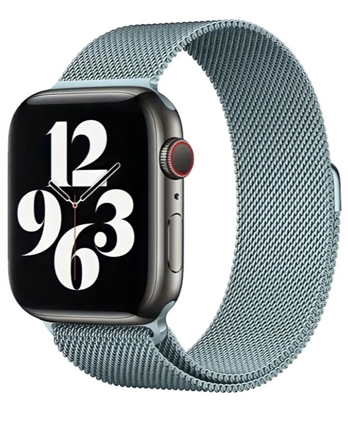 Apple Watch Uyumlu Milano Loop Kordon ( Mavi )