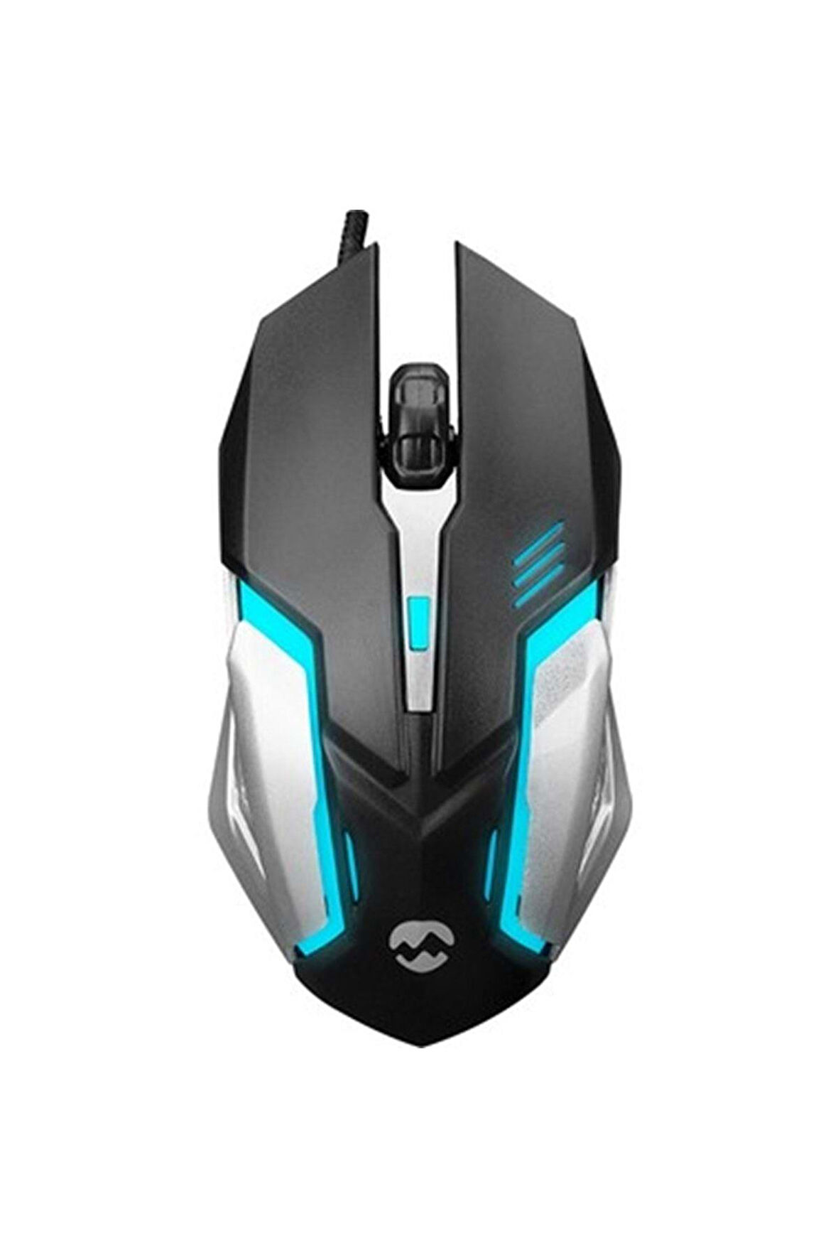 Sm-g72 Usb Siyah/gümüş Işıklandırmalı Oyuncu Mouse