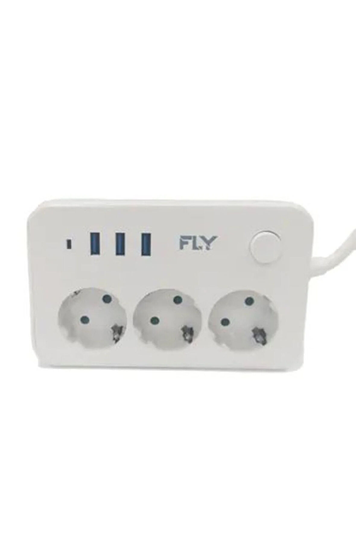 -3406-01 3'lü Akım Korumalı Priz 3*us 2.1a,2m