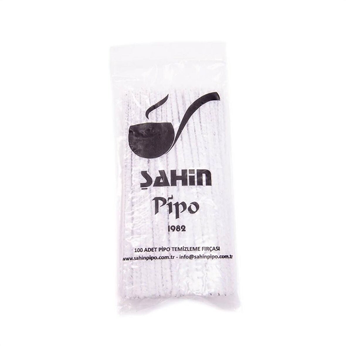 Şahin Pipo Temizleme Fırçası 100lü Beyaz