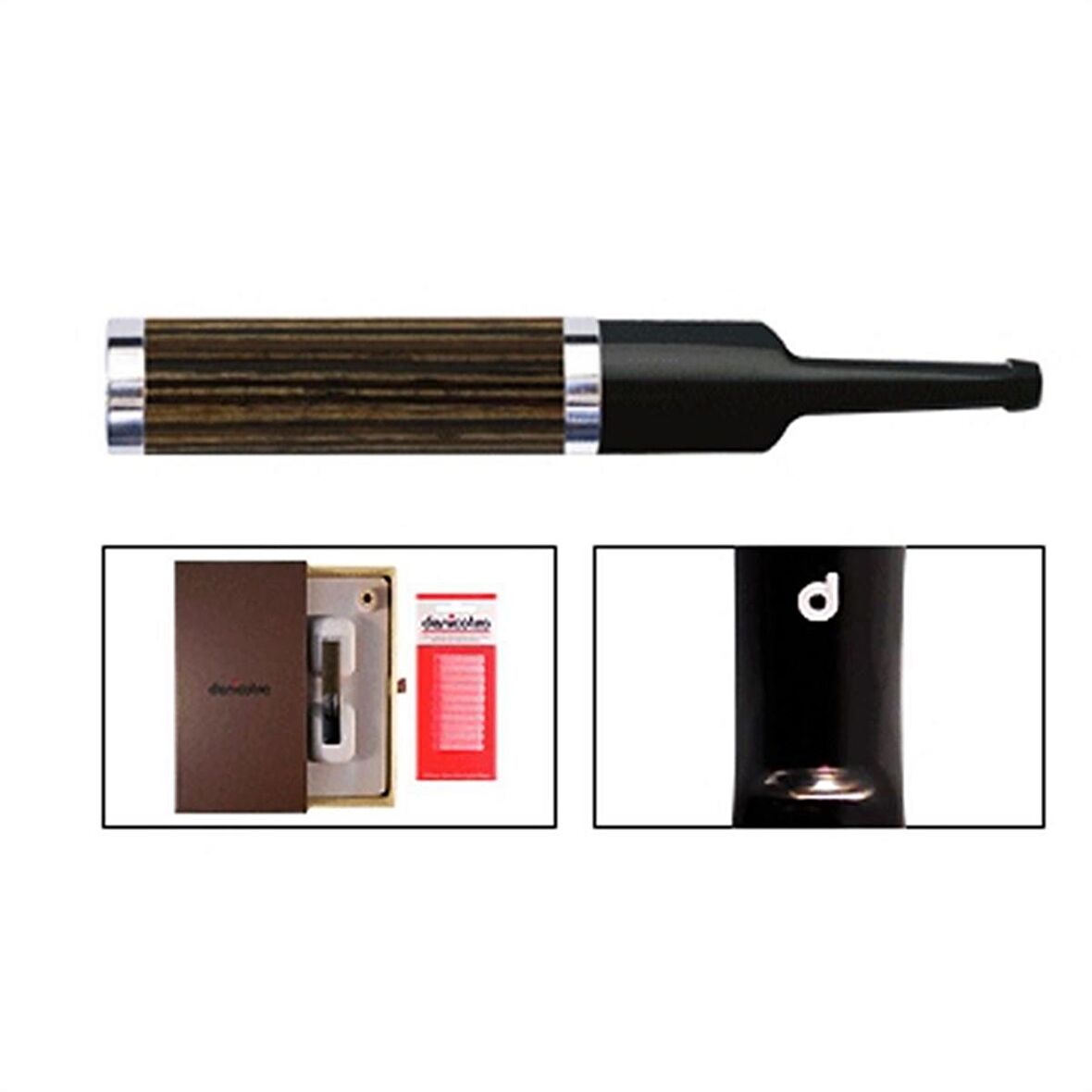 Denicotea 25006 Karbon Filtreli 6-9mm Lüks Slim Sig.Ağızlığı Ahşap