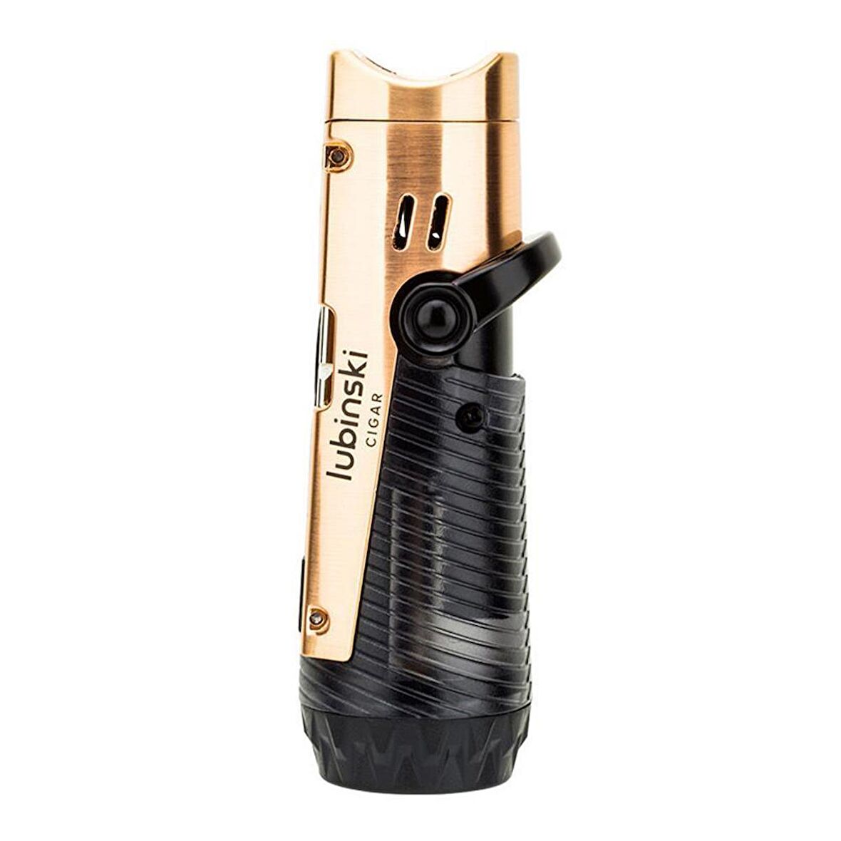 Lubinski Lion İğneli + Delicili Tek Torch Puro Çakmağı Gold