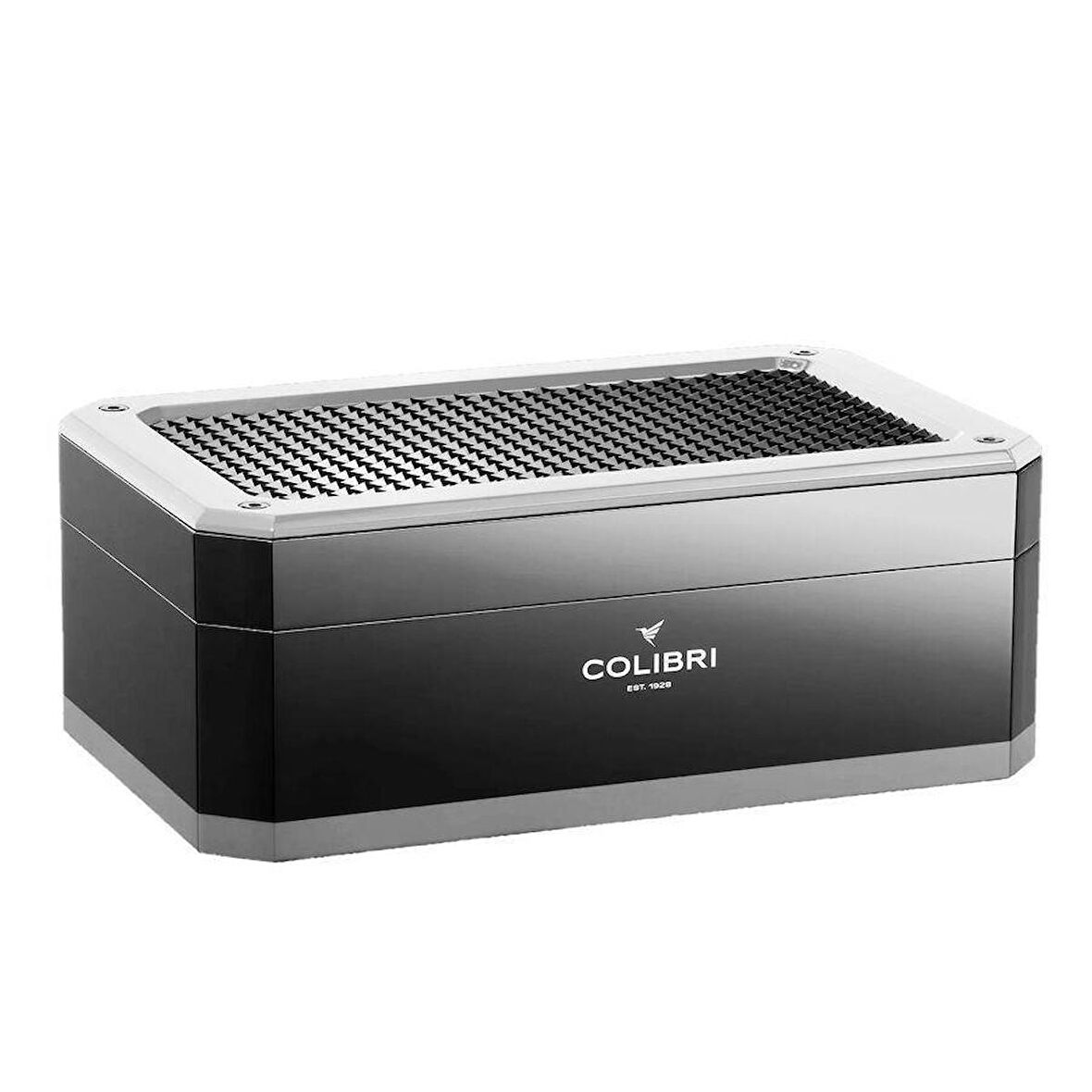 Colibri Rally Humidor Puro Kutusu Piano Siyah/Silver 120's