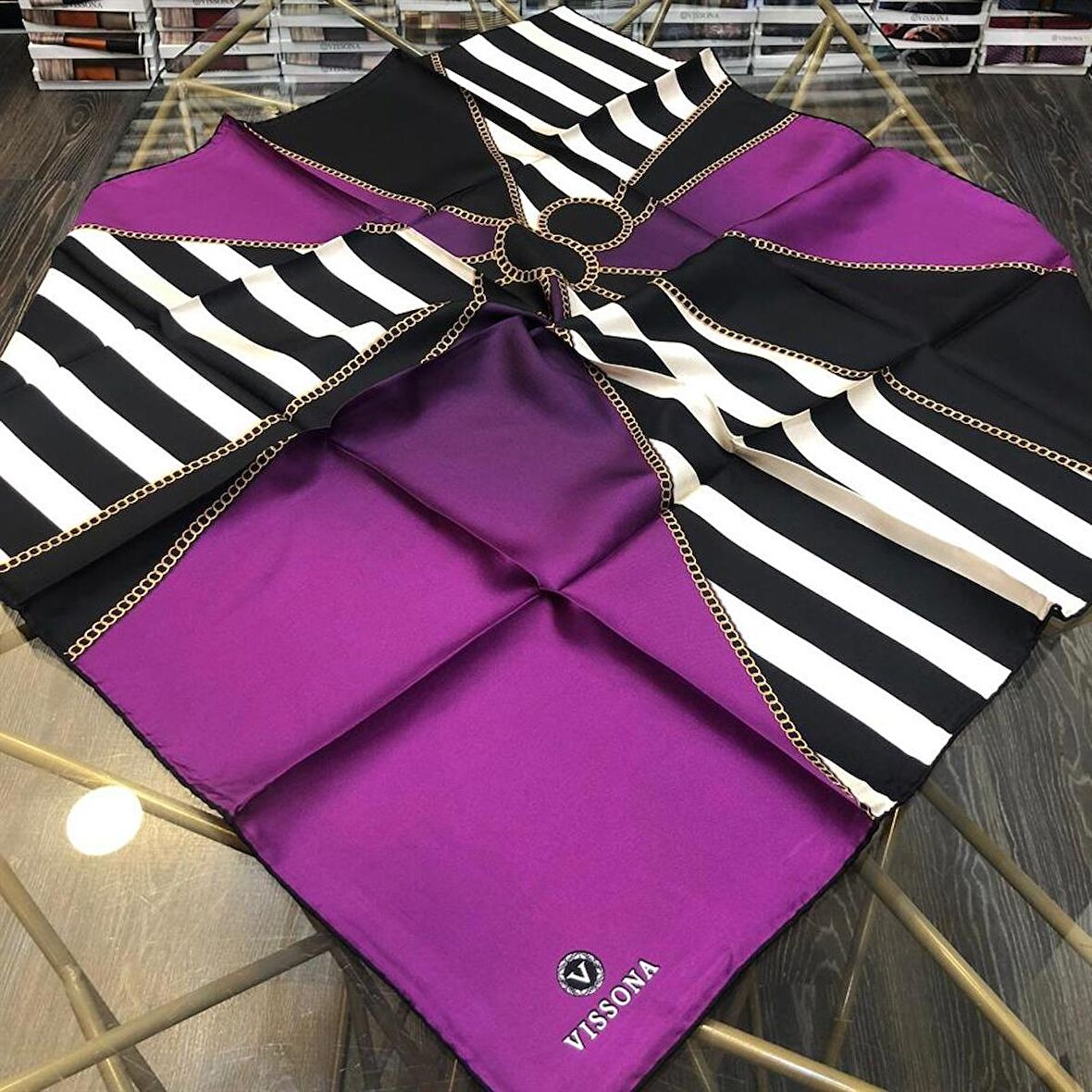 Vissona Twill İpek Eşarp IPK2209