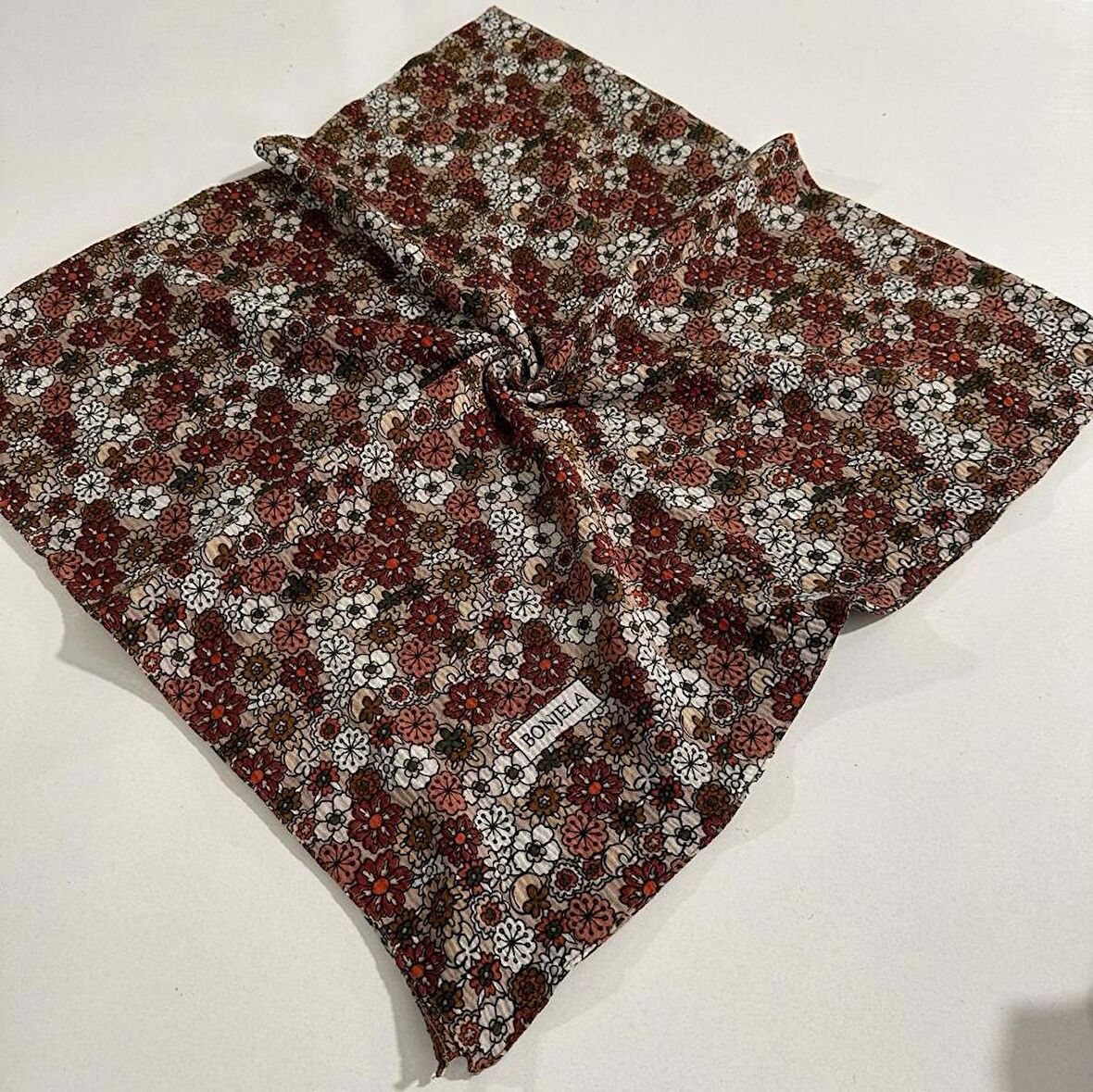 Bonjela Desenli Mio Cazz Eşarp BJ0916