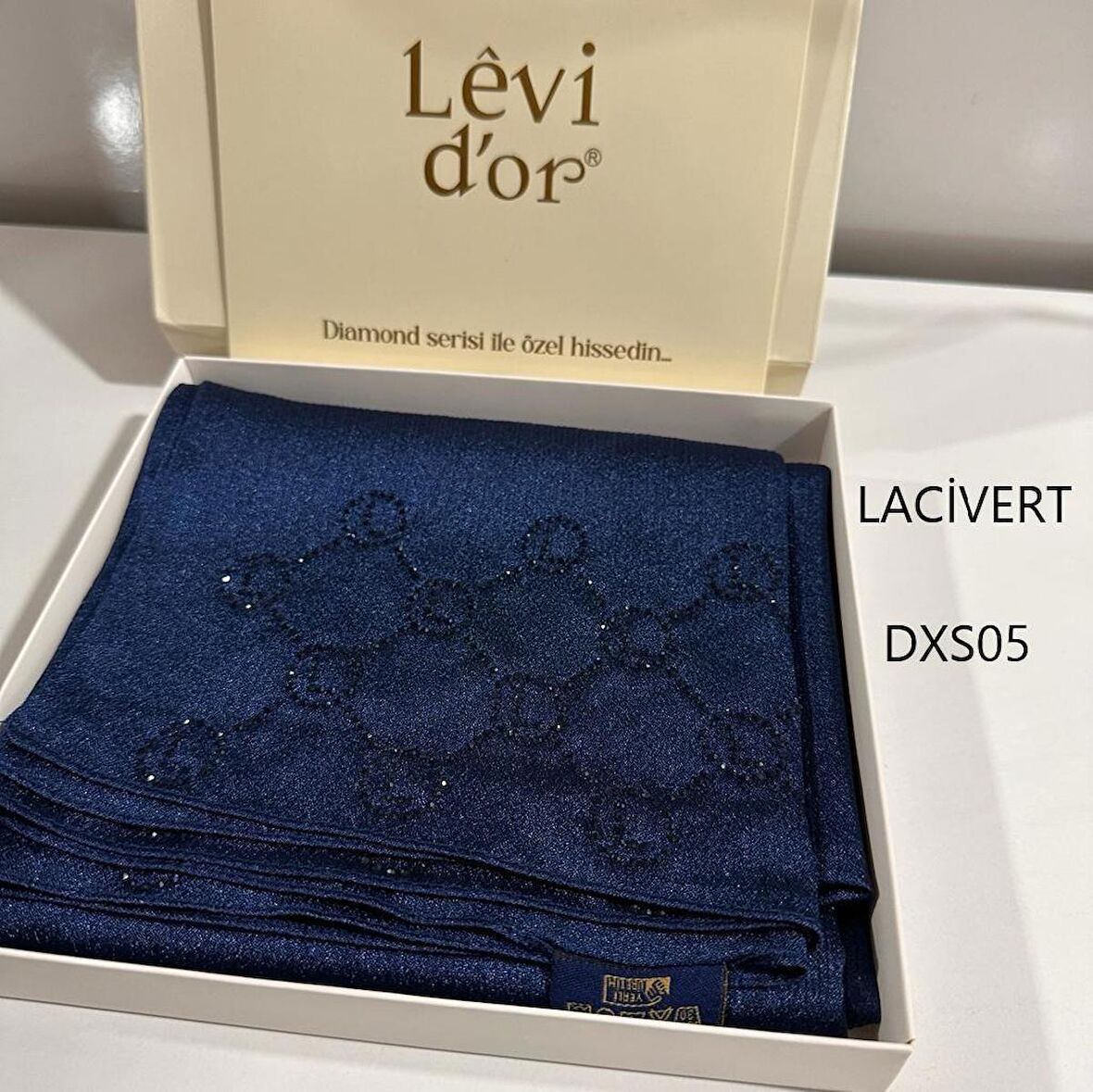 Levidor Premium Diamond Taşlı Şal DXS05