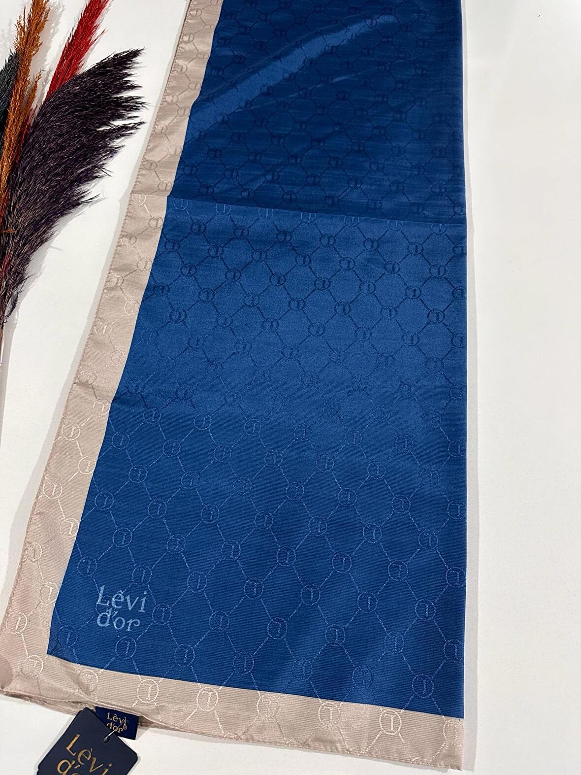 Levidor Premium Monogram Şal JZ0212