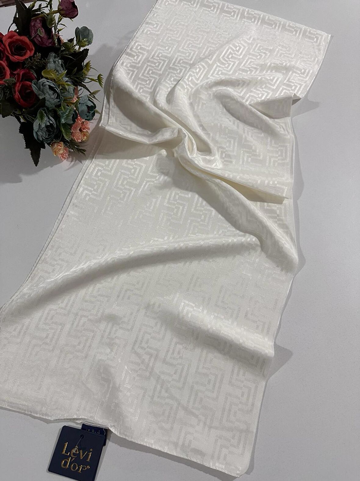 Levidor Premium Jakar Şal Ekru LJK0420