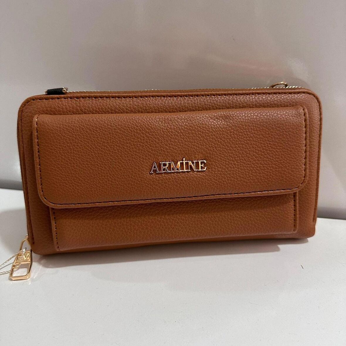 Armine Kadın Çanta Düz Taba AR26809