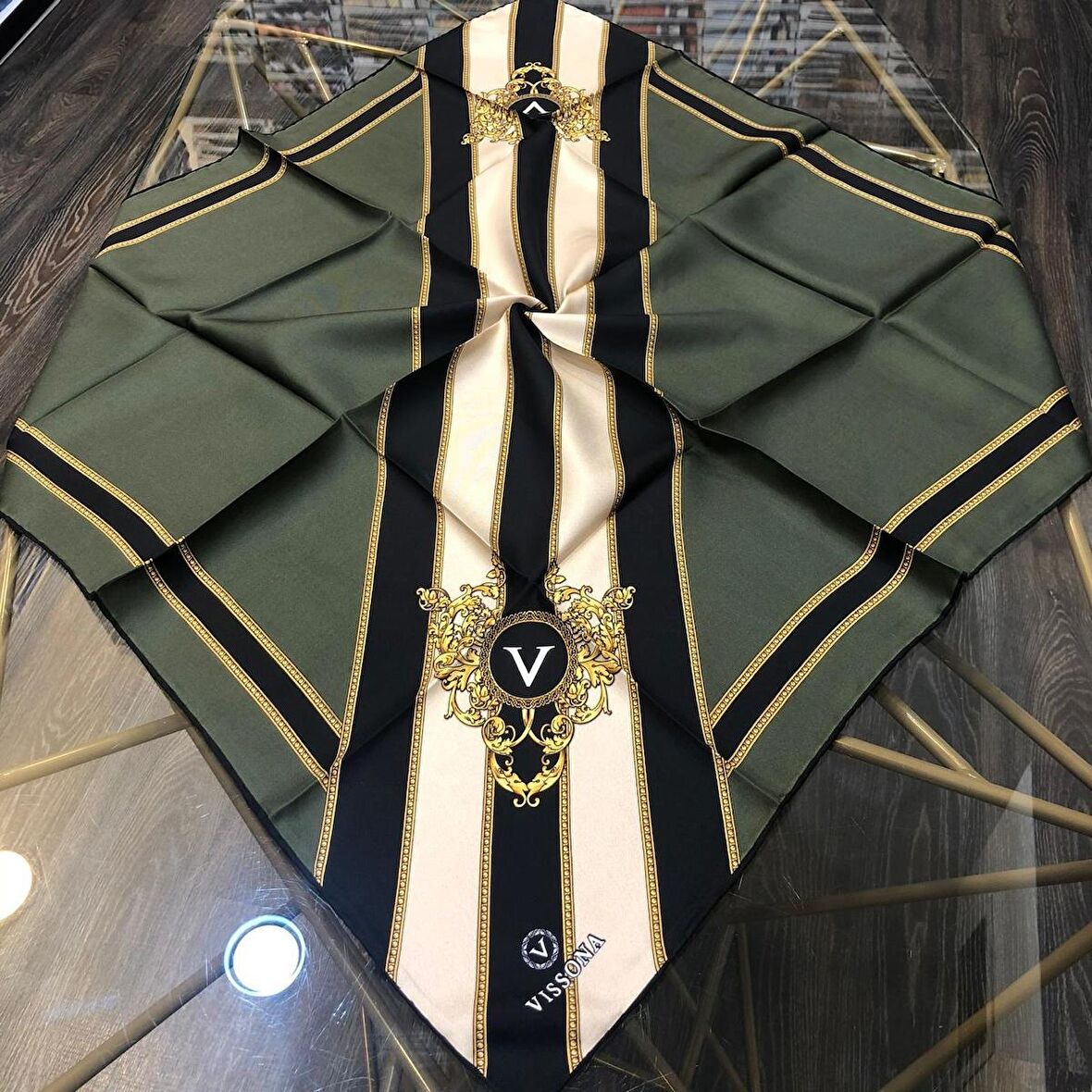 Vissona Twill İpek Eşarp IPK3004