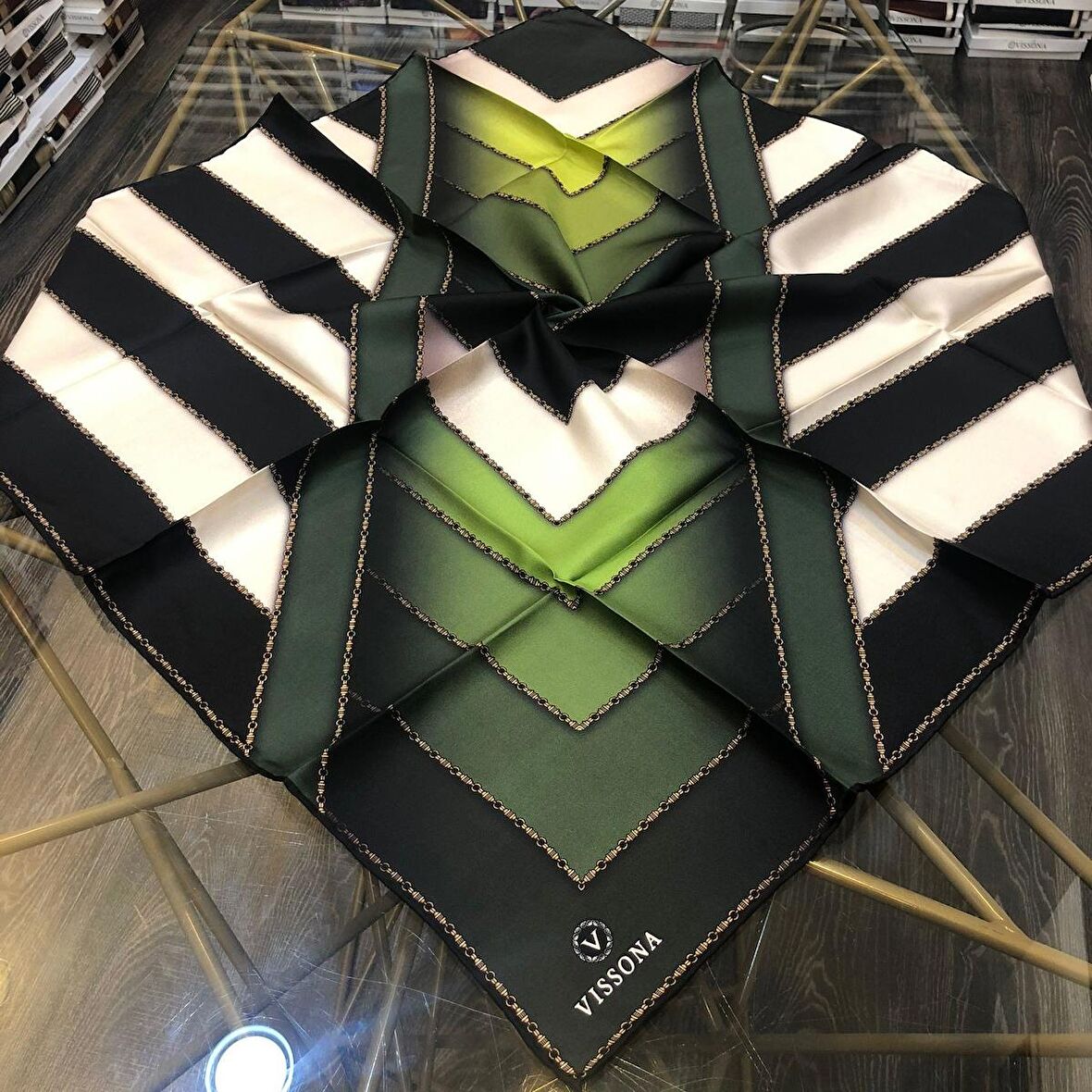 Vissona Twill İpek Eşarp IPK3308