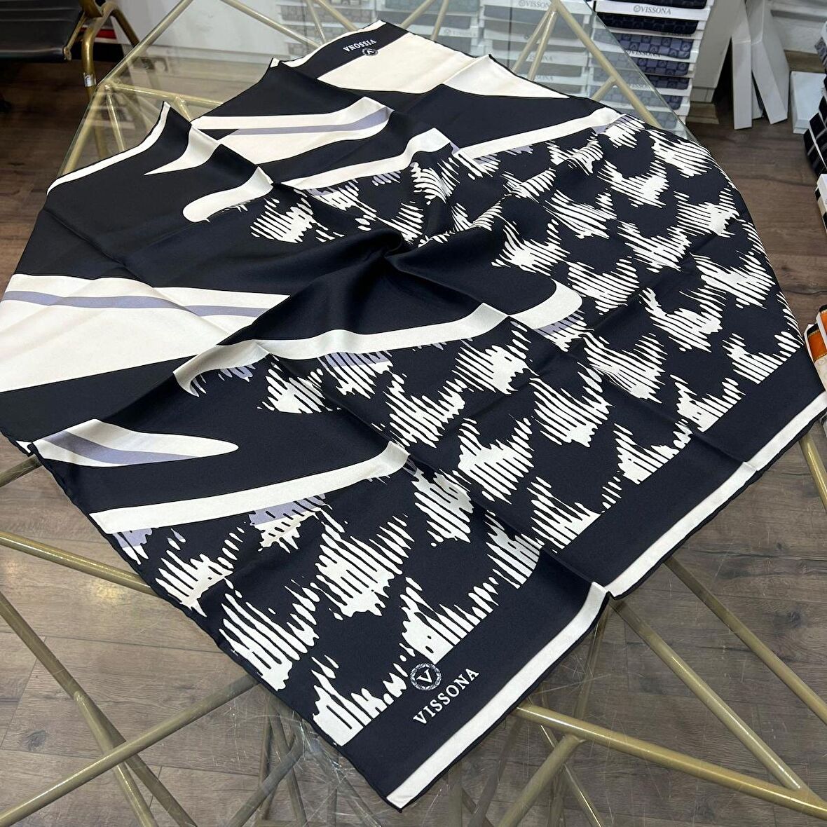 Vissona Twill İpek Eşarp IPK3501