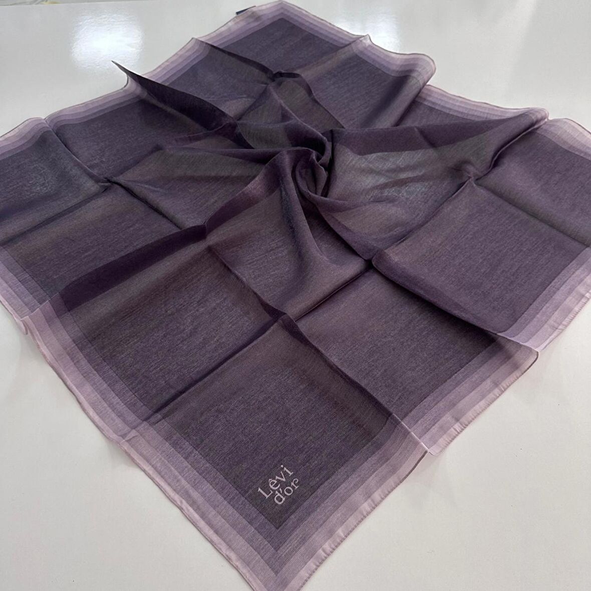 Levi'dor Kehribar Eşarp Mürdüm LTR0219