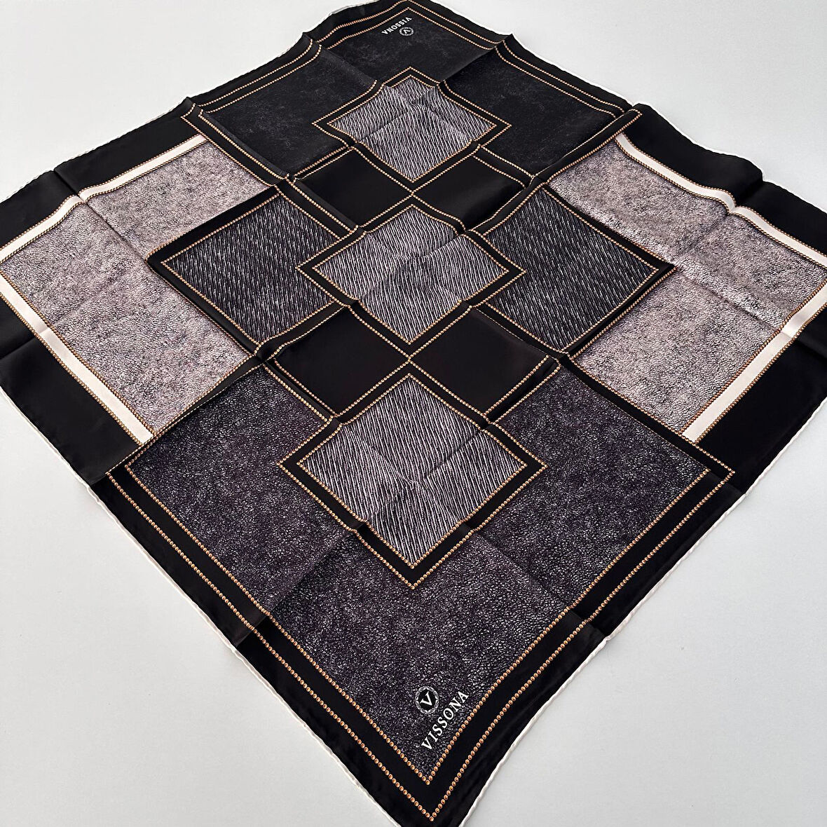 Vissona Twill İpek Eşarp IPK3704