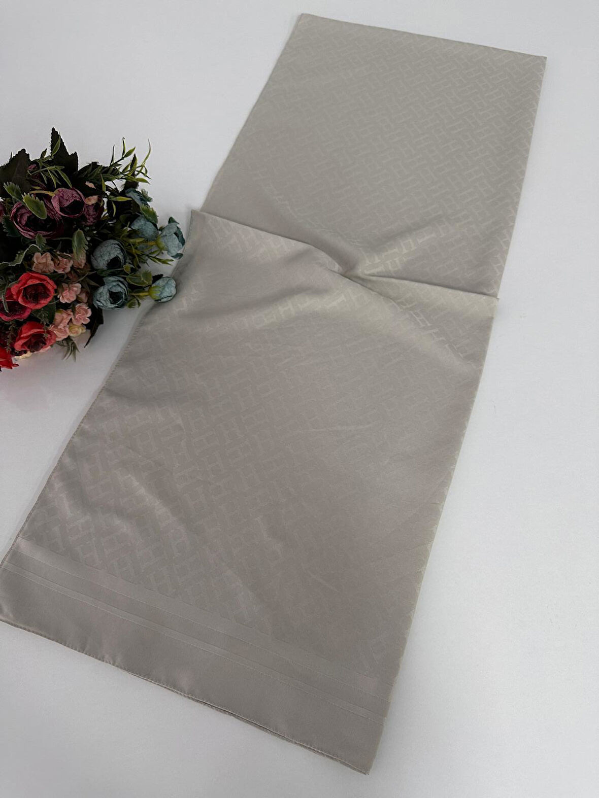 H Desen Jakar Şal Taş Rengi JSL1815