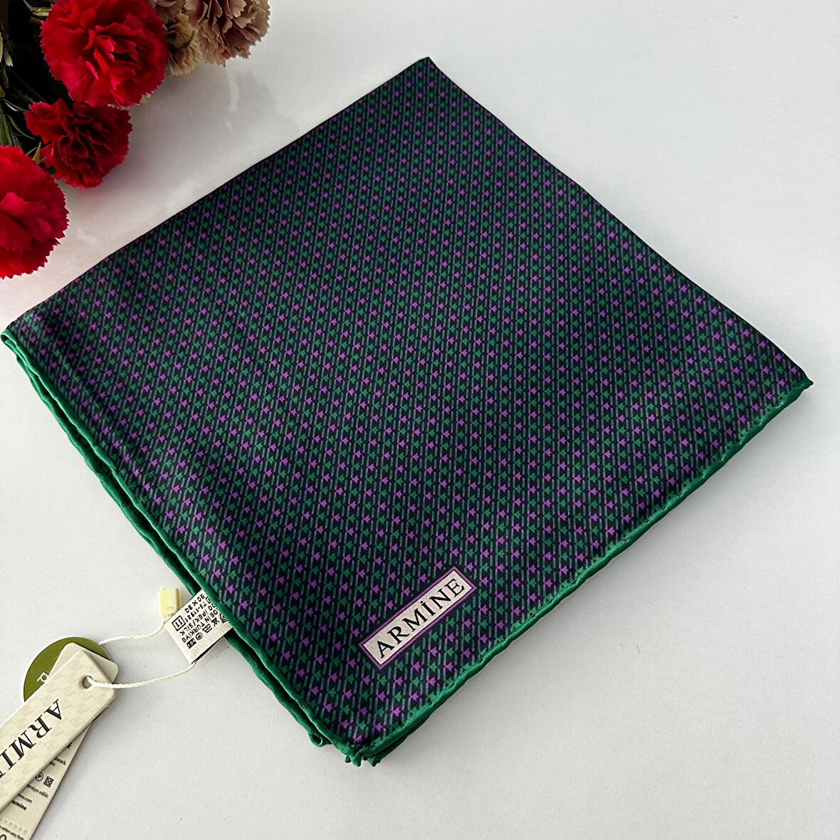 Armine Sura Saf İpek Eşarp 24-25 Sonbahar Kış Sezonu PKT0306