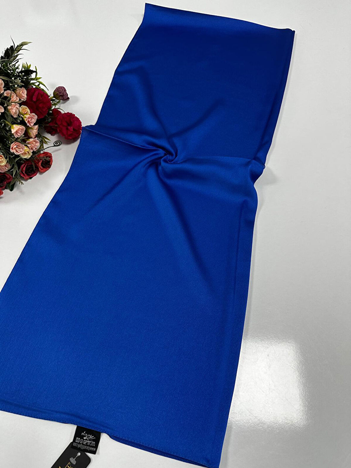 Dubai Abiye Şal Renk:Saks Mavi JJ0432