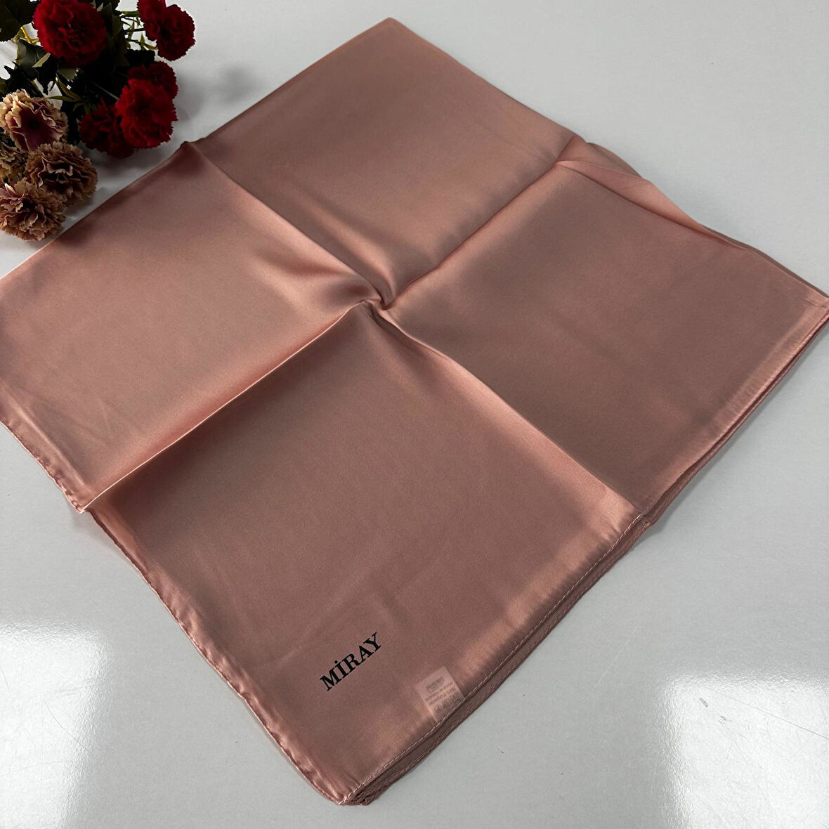 Miray Düz Kristal Eşarp Şeker Pembe LTA0532