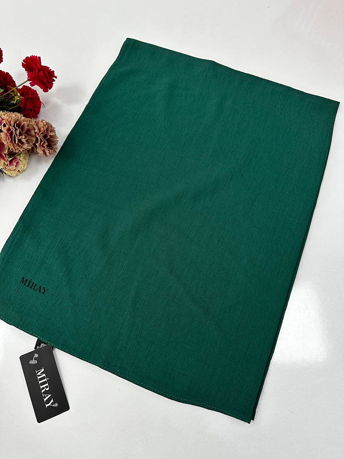 Miray Romeo Pamuk Keten Şal Renk: Zümrüt VDM0106