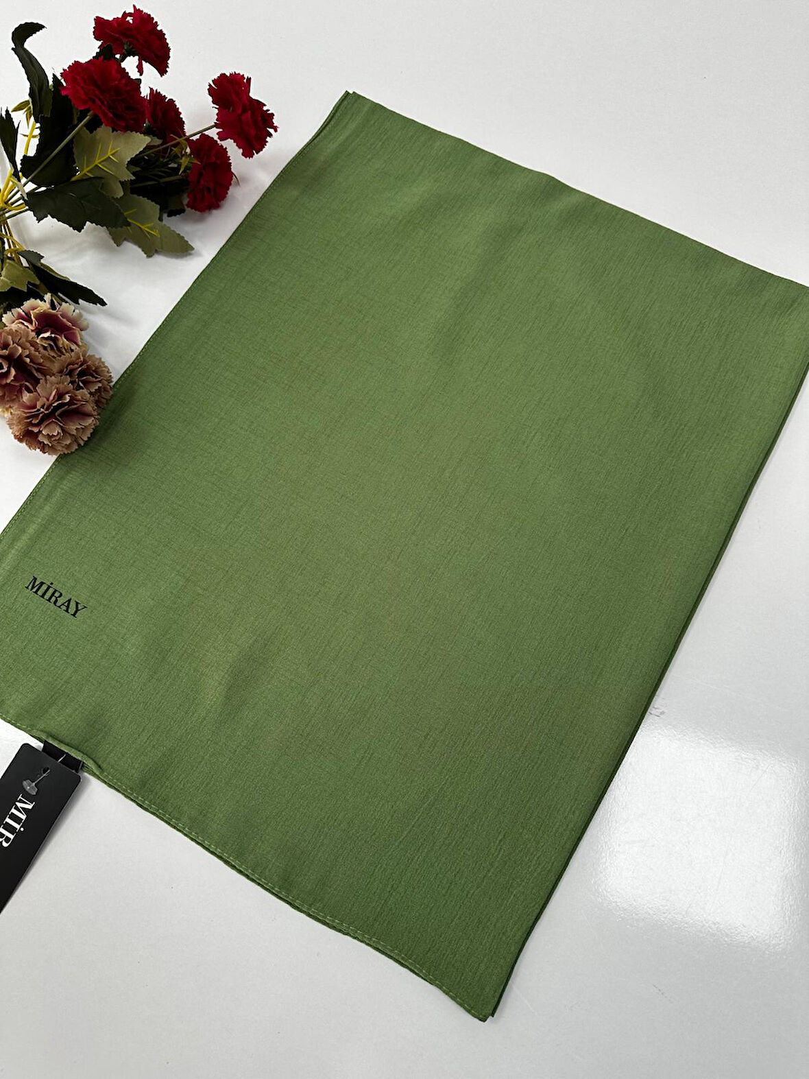 Miray Romeo Pamuk Keten Şal Renk: Çimen Yeşili VDM0116